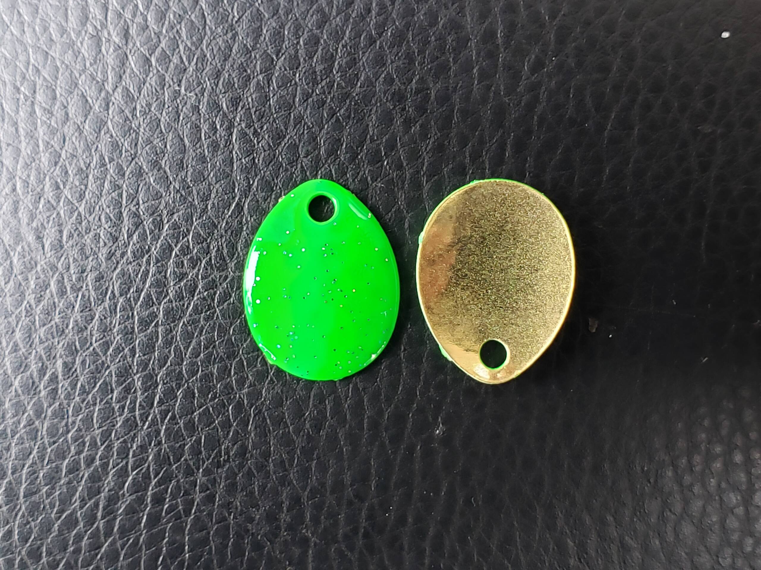 #1.5 Colorado "Green with Sparkles" Spinner Blade (Single Blade)