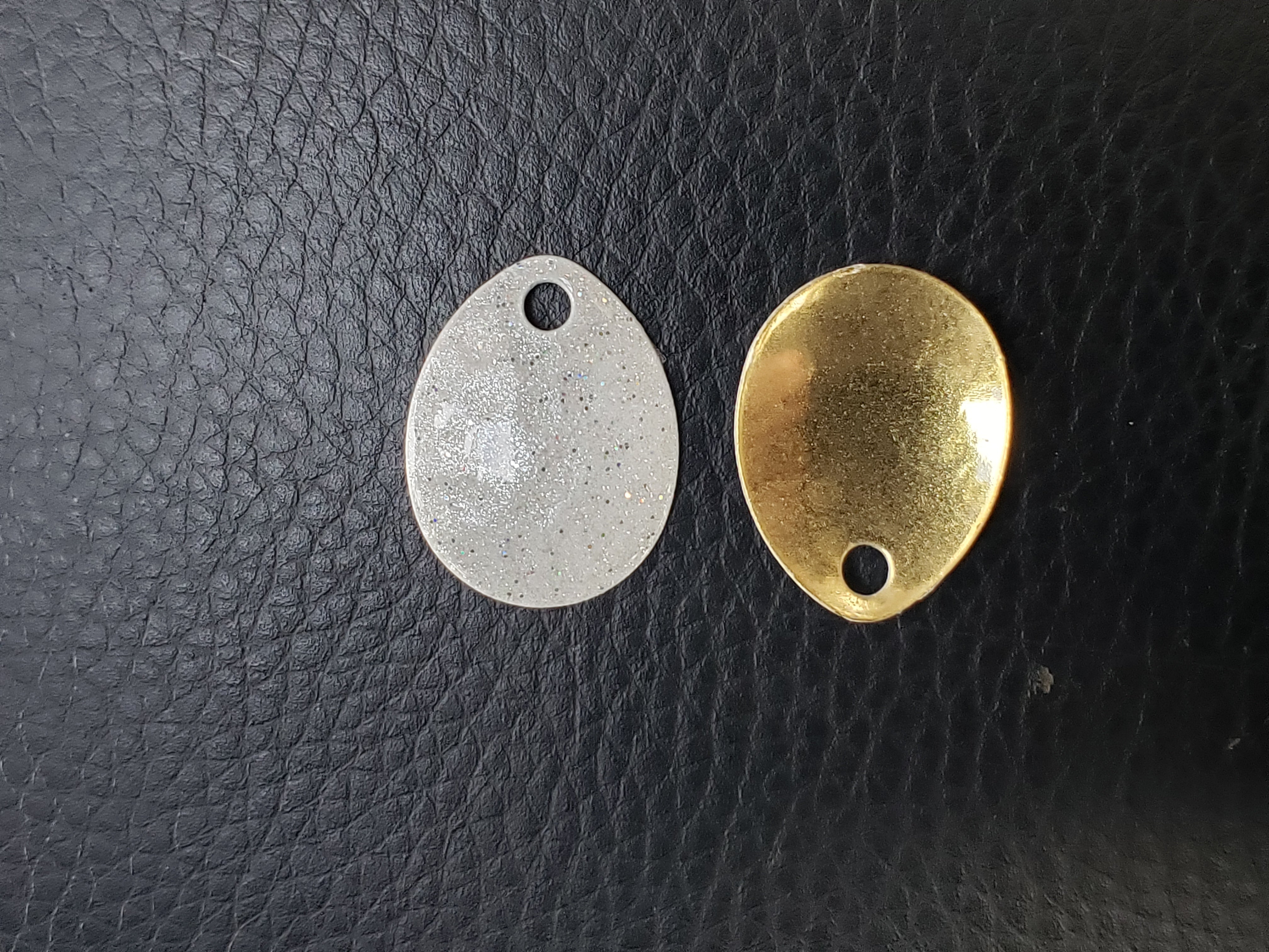 #1.5 Colorado "White Sparkles" Spinner Blade (Single Blade)