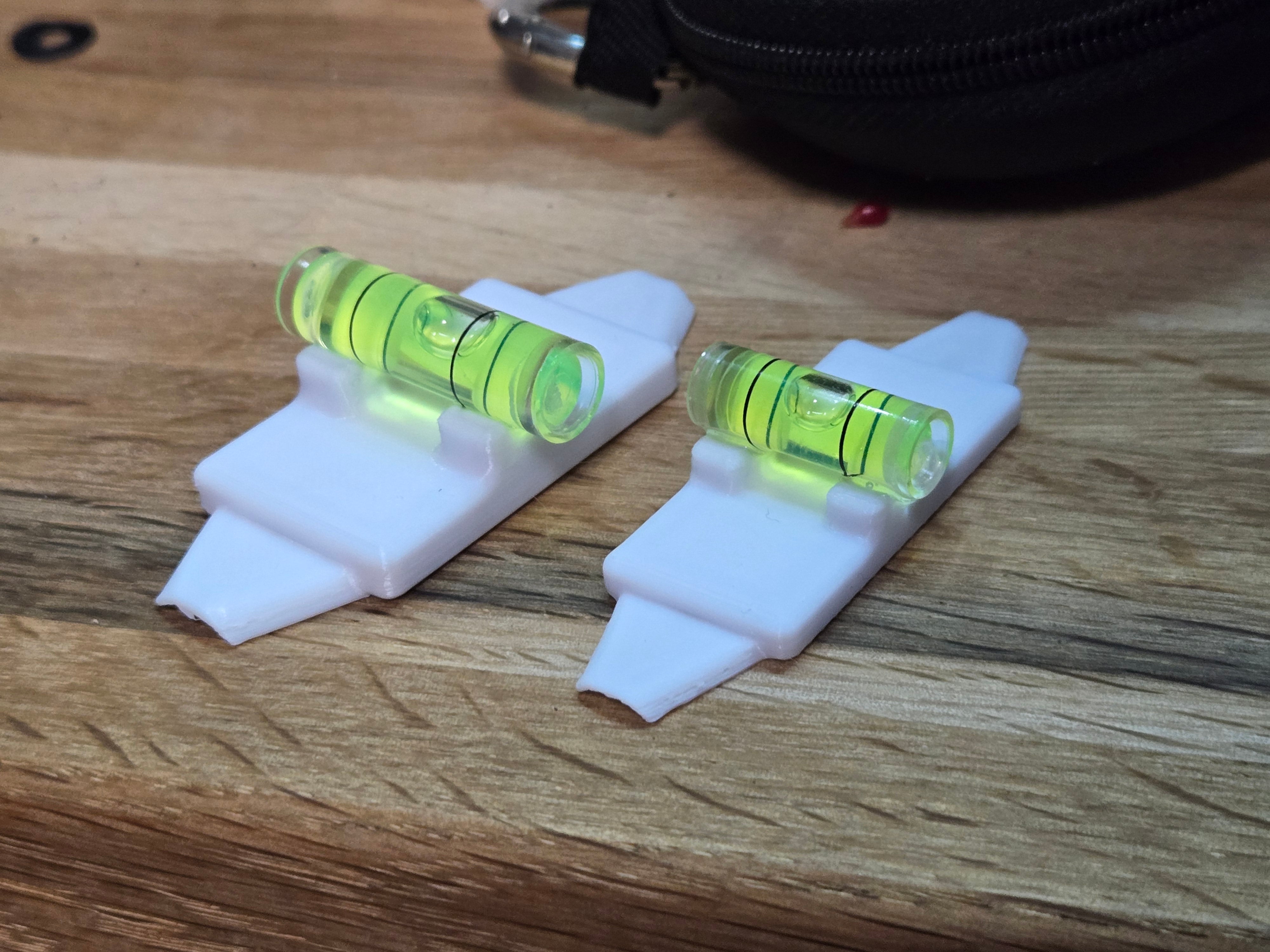 Bubble level reel foot (Patent Pending)