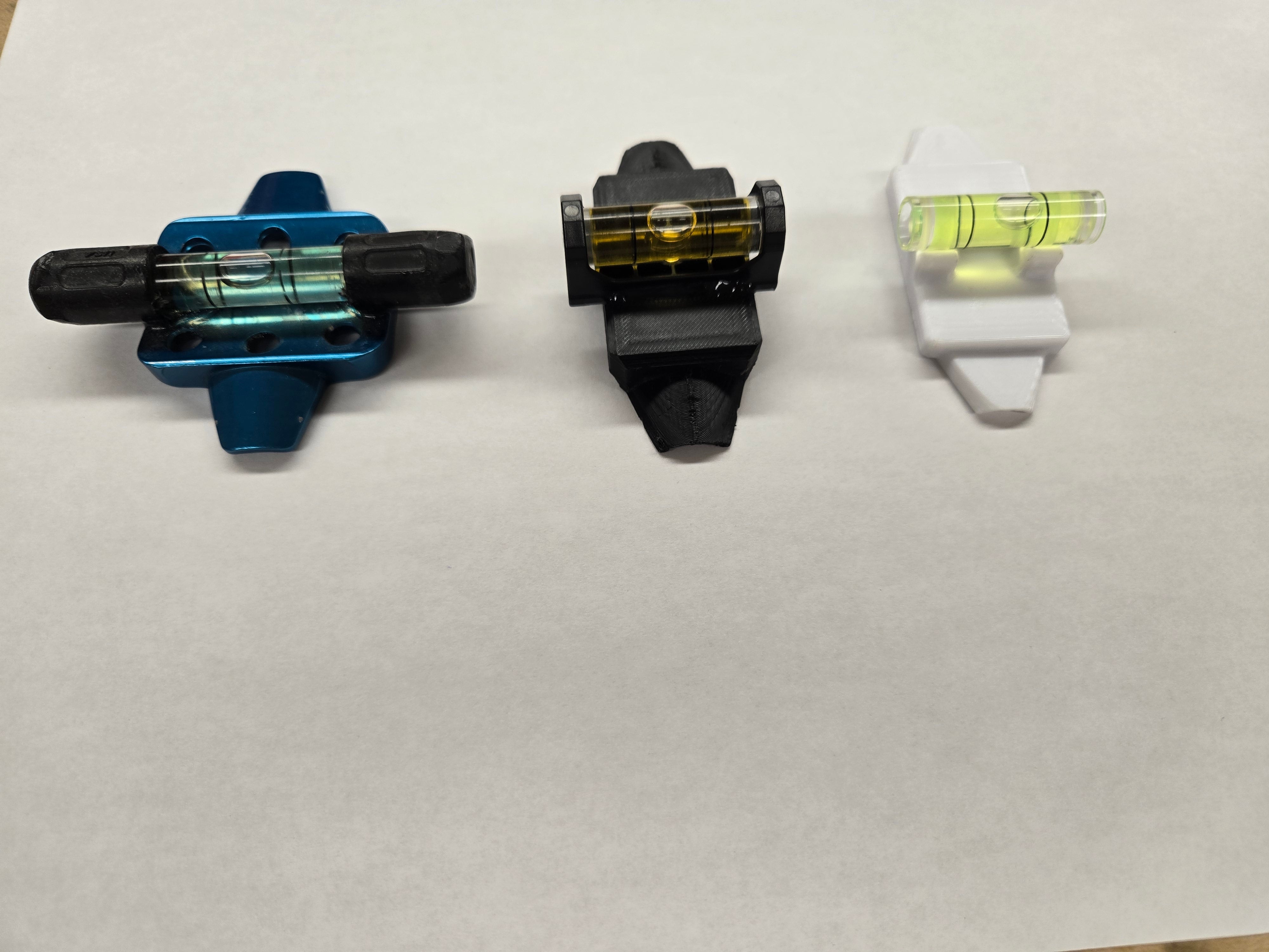 Bubble level reel foot (Patent Pending)