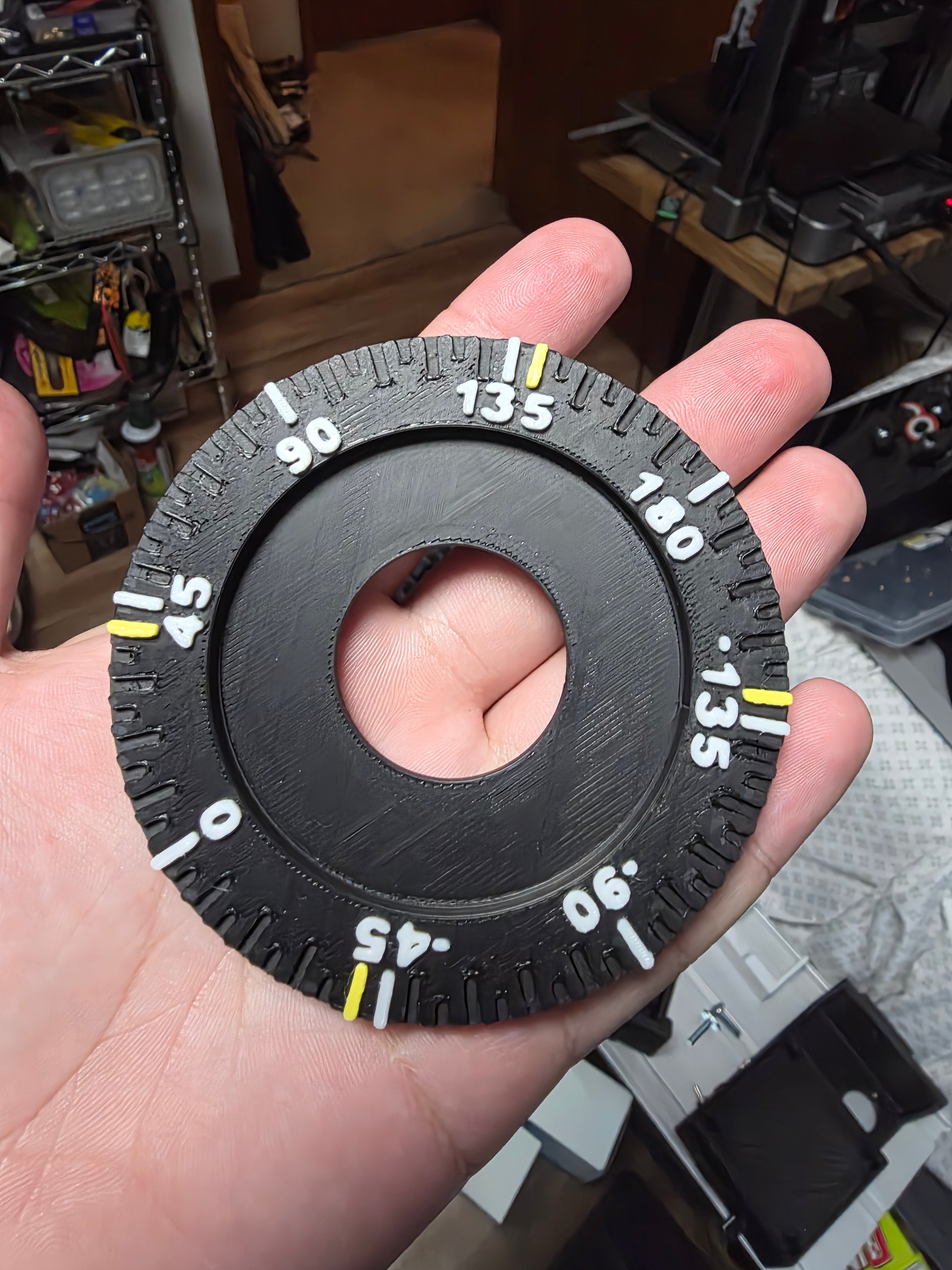 Degree wheel kit for power wrappers