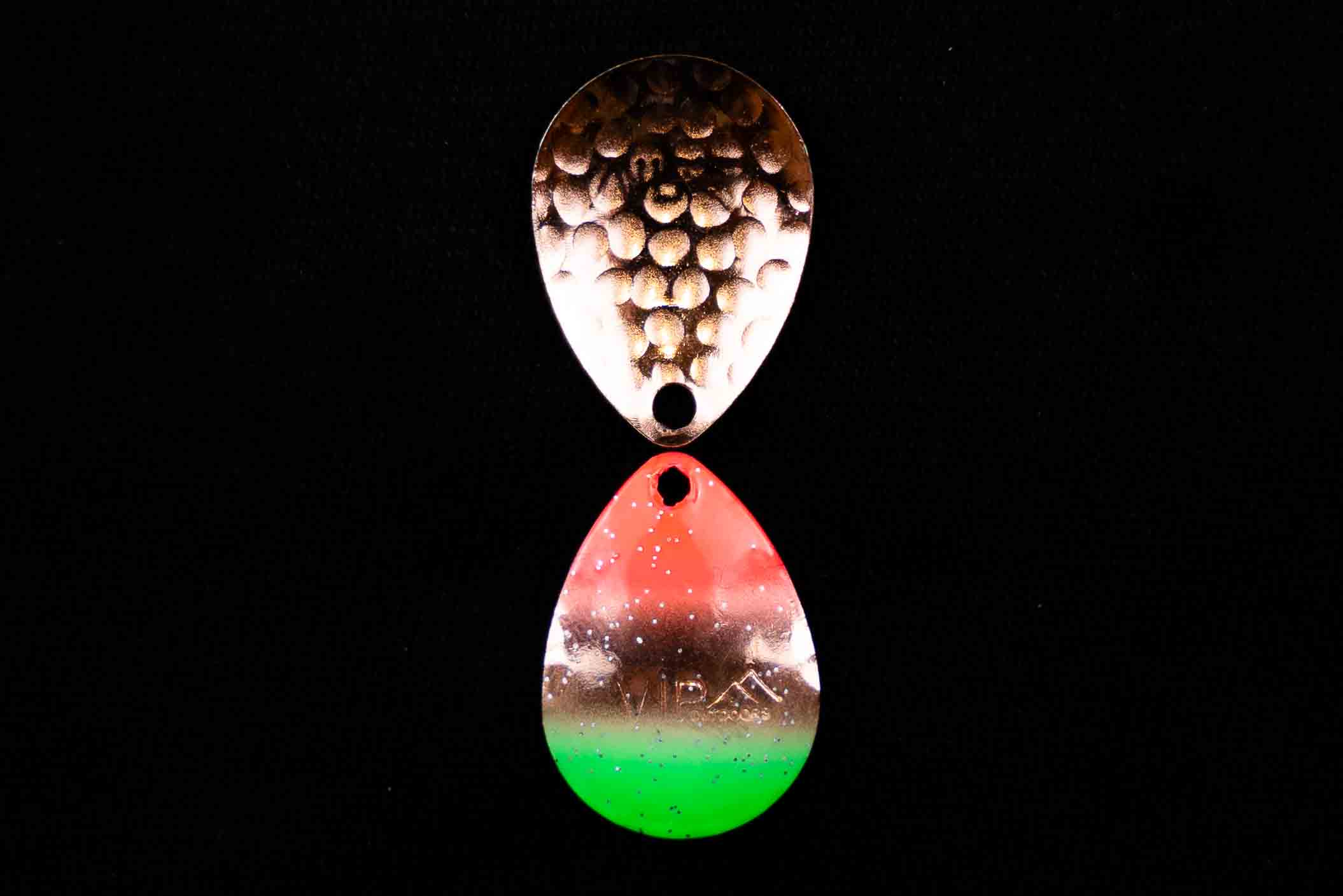 #3 Colorado "Copper Mex Flag w/Glitter" Spinner Blade (single blade)