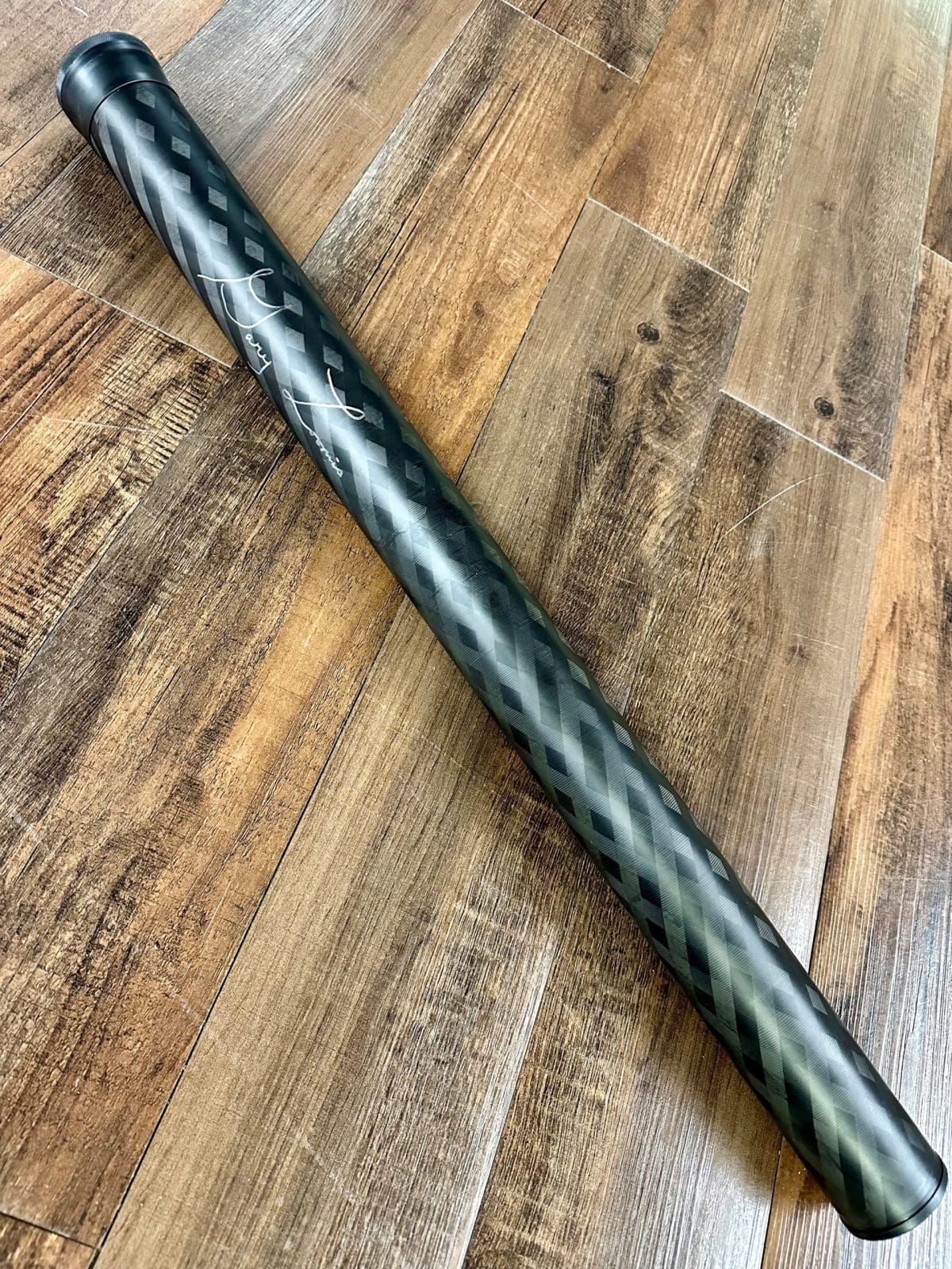 Limited Edition Signed Black Widow Carbon Fly Rod Tube/Travel Case (Long)
