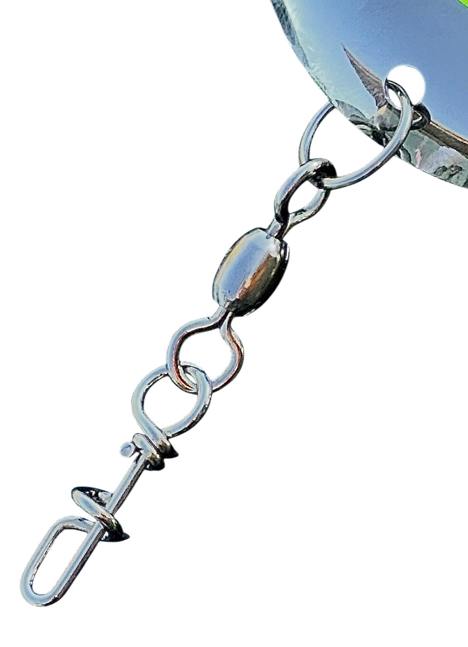 SIMON 8" SOCKEYE DODGER - SILVER HEX SCALE #1