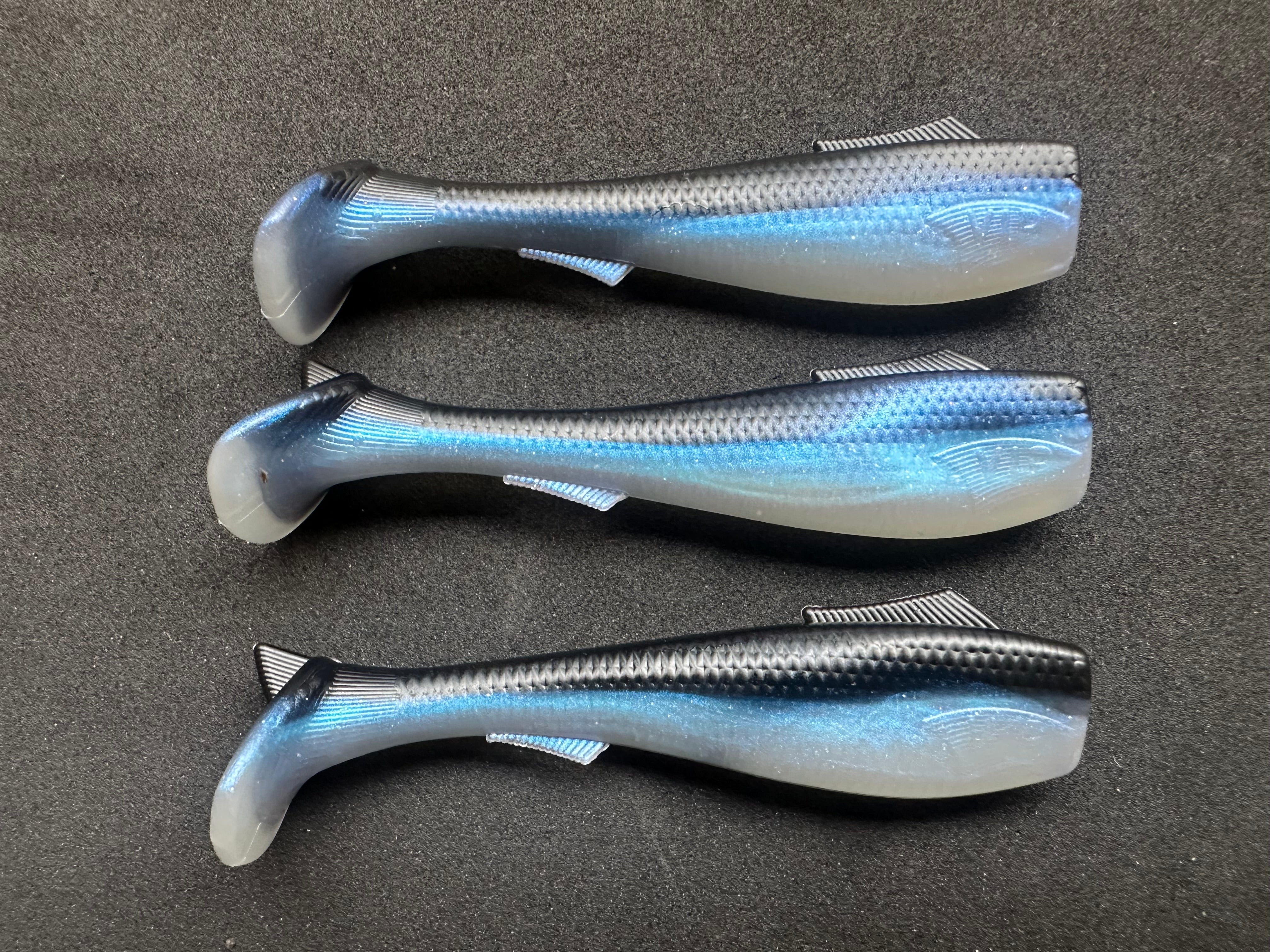 4.5” VIP “Black Chovy” Swim Bait (Single Bait)