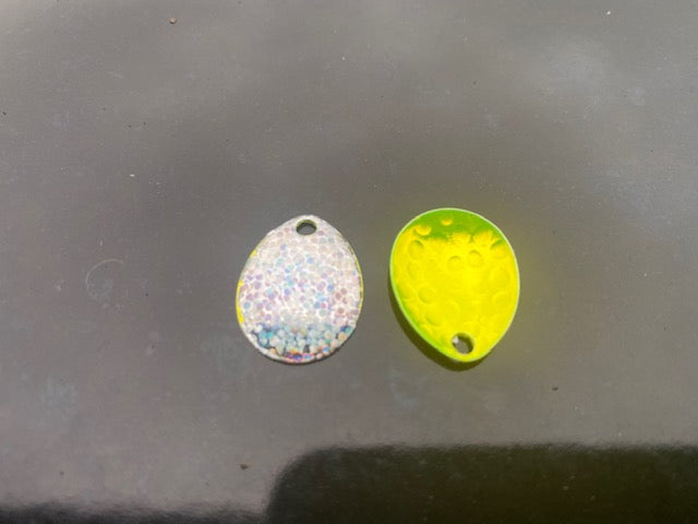 #1.5 Colorado "Yellow Sparkle" Kokanee Spinner Blade (Single Blade)