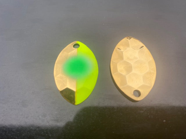 #3.5 Cascade "Gold Grinch" Spinner Blade (Single Blade)
