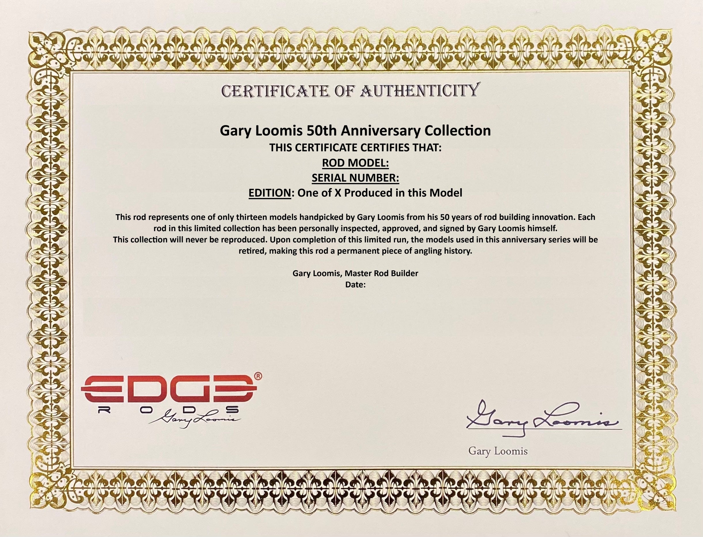 FSC HSR 7600-1 50th Anniversary Edition