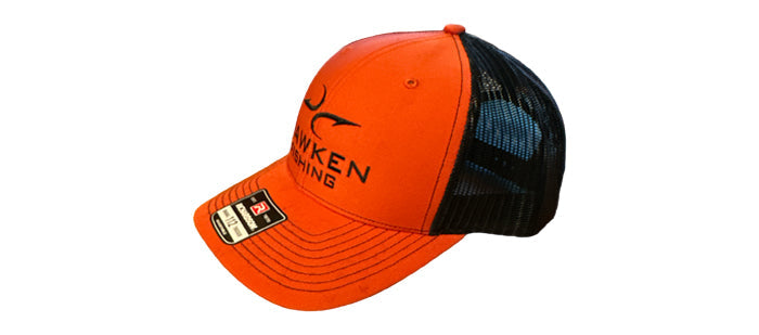 Hawken Fishing Hat  (Orange/Black)
