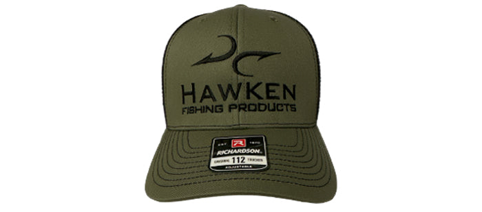 Hawken Fishing Hat  (Army Green/Black)