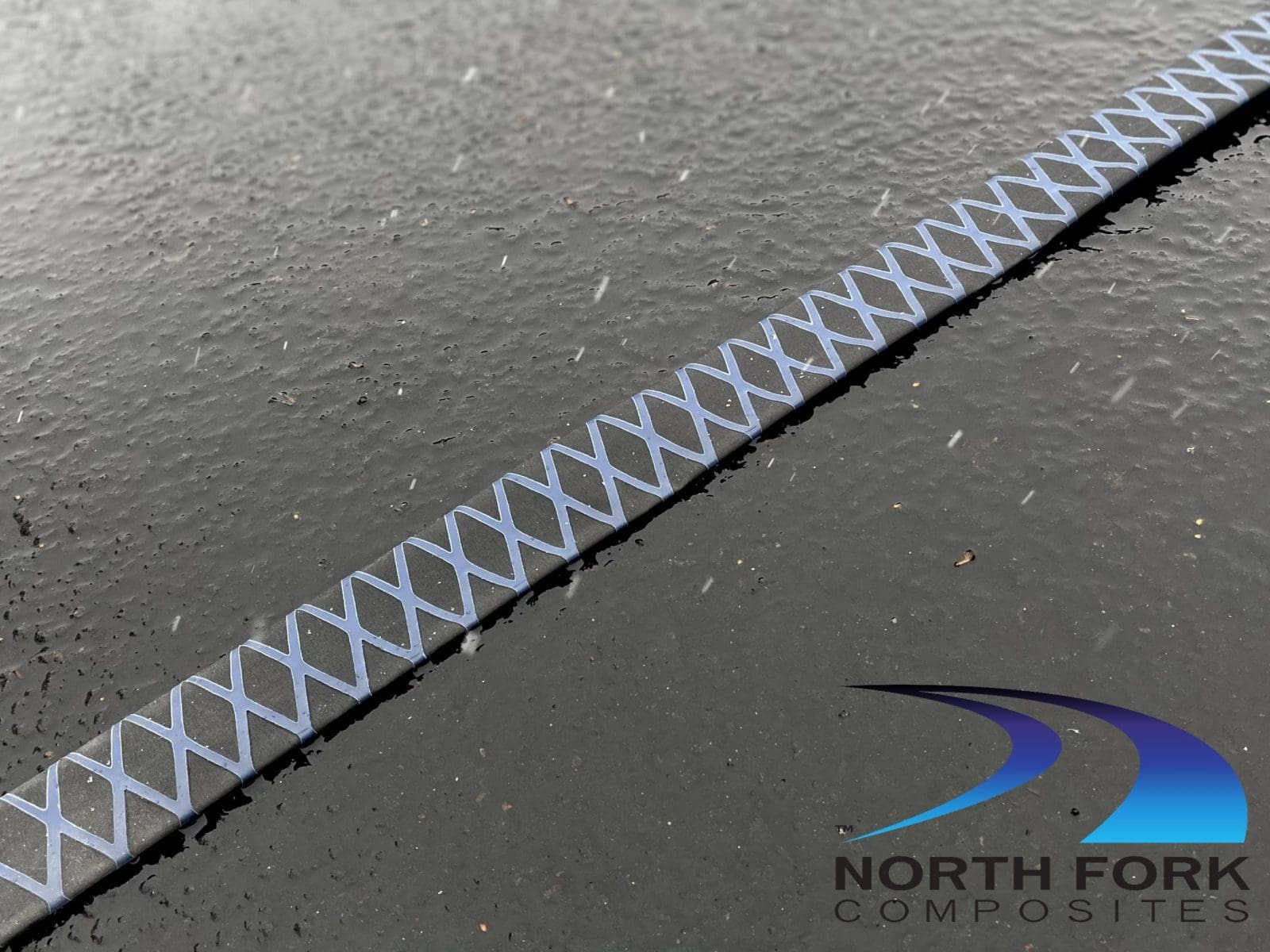 X-Flock Blue on Black